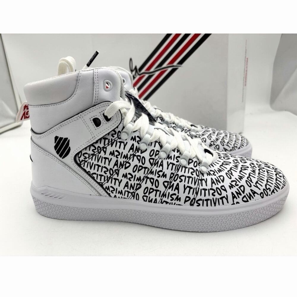 K-Swiss Gary Vee 004 Positivity Optimism White Sneakers Women’s Size US 8 / UK 7